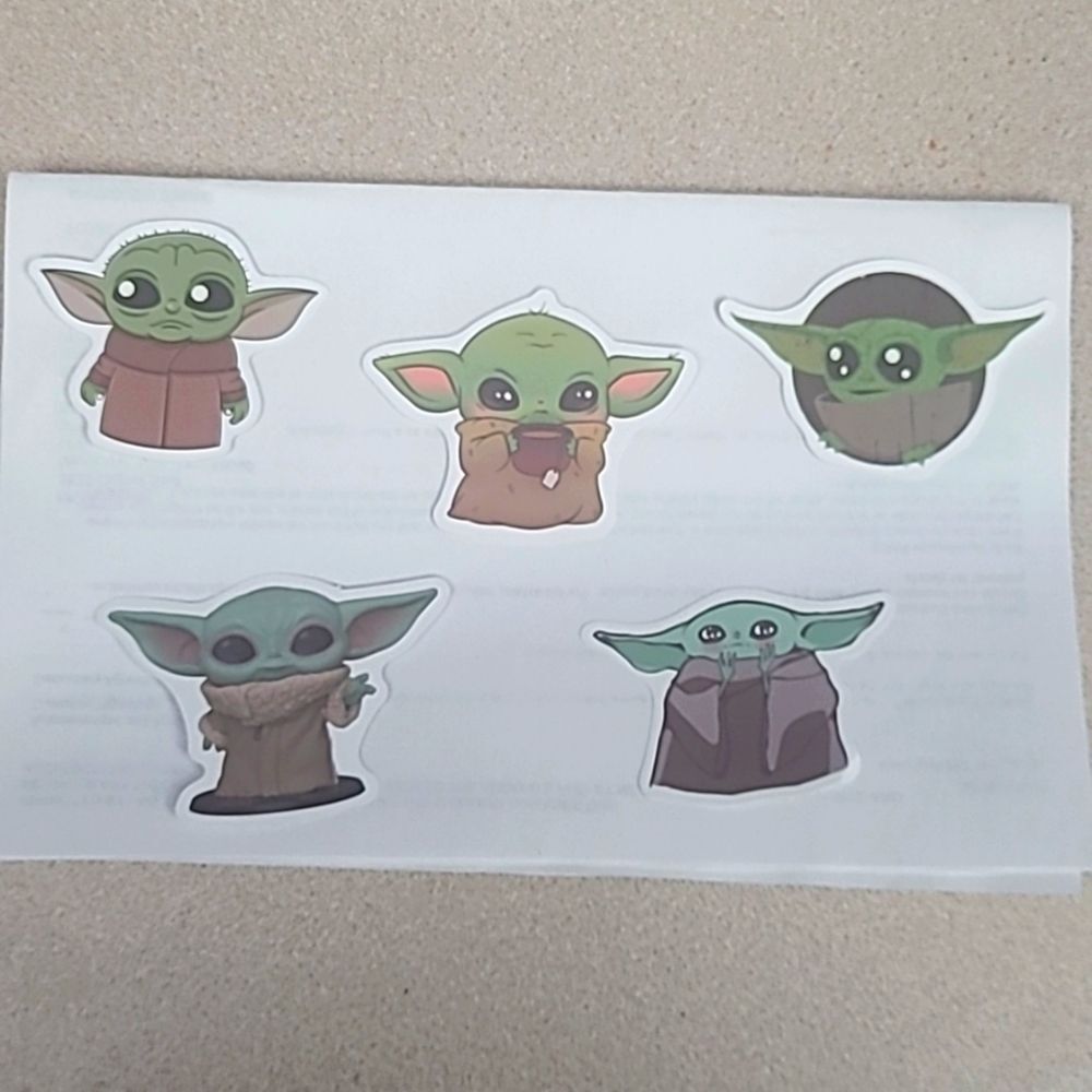 Baby Yoda Stickers Bundle